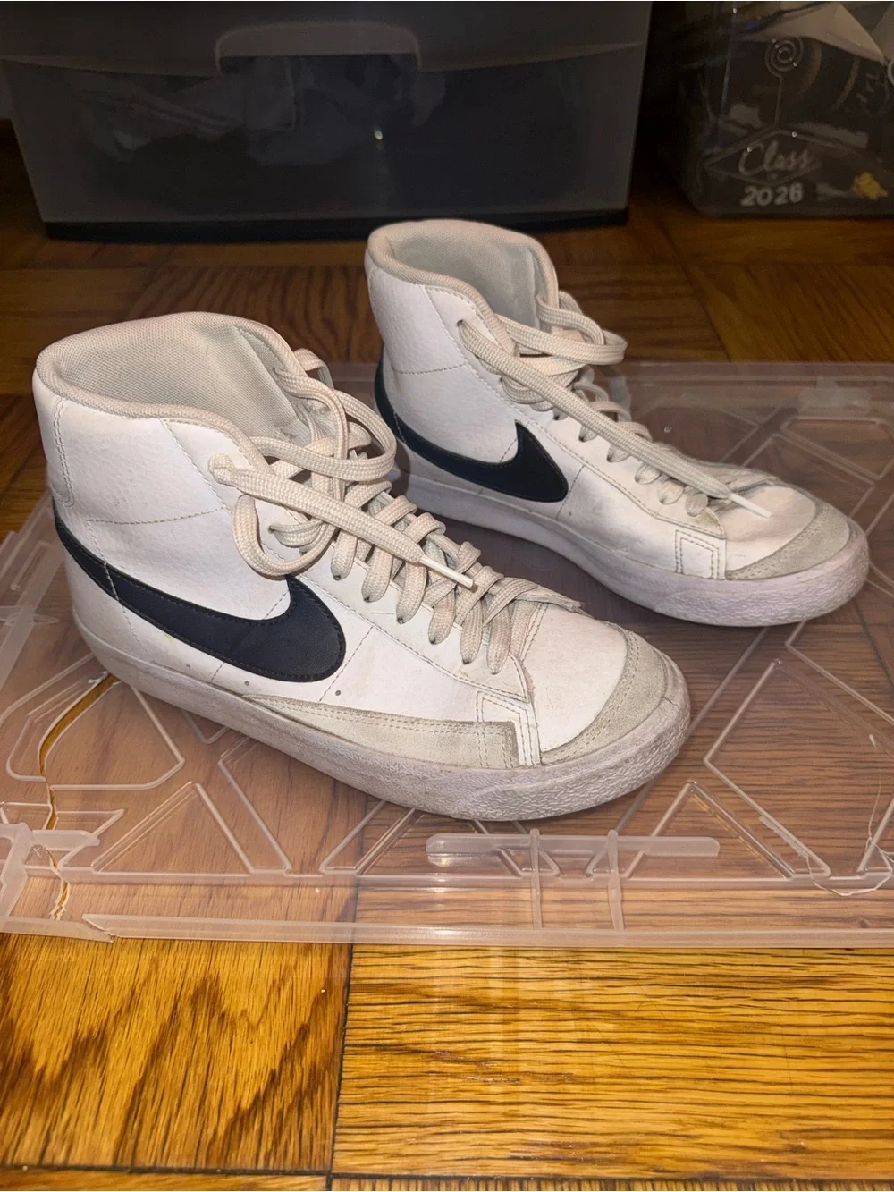 Nike White High-Top Sneakers
